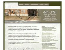 Tablet Screenshot of mapsurv.com